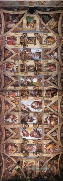  decke Galerie - Decke der Sixtina Hochrenaissance Michelangelo